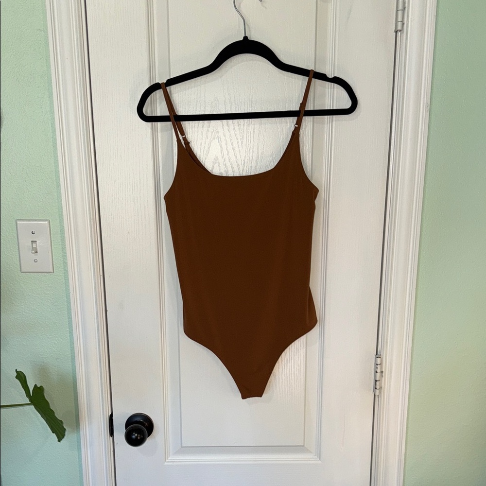 Dark Copper Bodysuit by Express